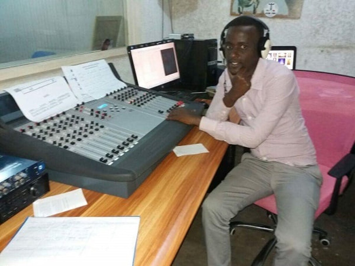 Alain-Majesté est journaliste radio au Burundi. © DR