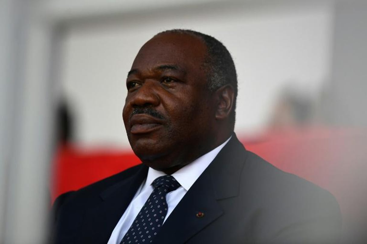 Le président du Gabon Ali Bongo Ondimba à Libreville le 5 février 2017. © AFP/GABRIEL BOUYS