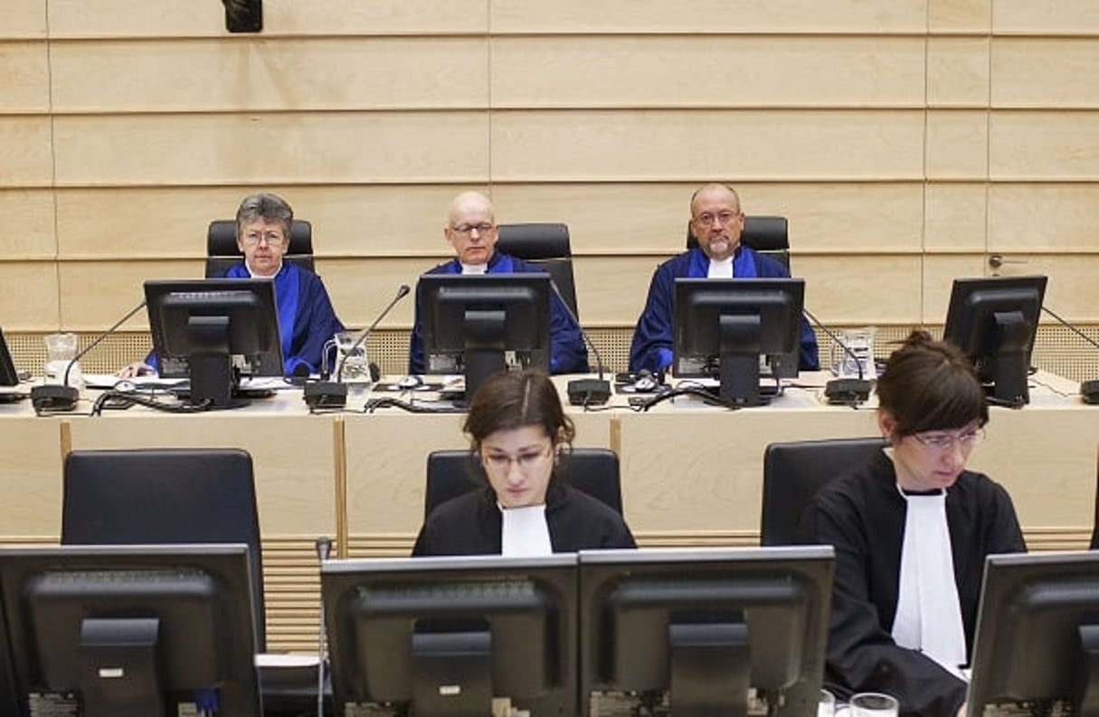 Des magistrats à la Cour pénale internationale en 2011. © MICHAEL KOOREN/AP/SIPA