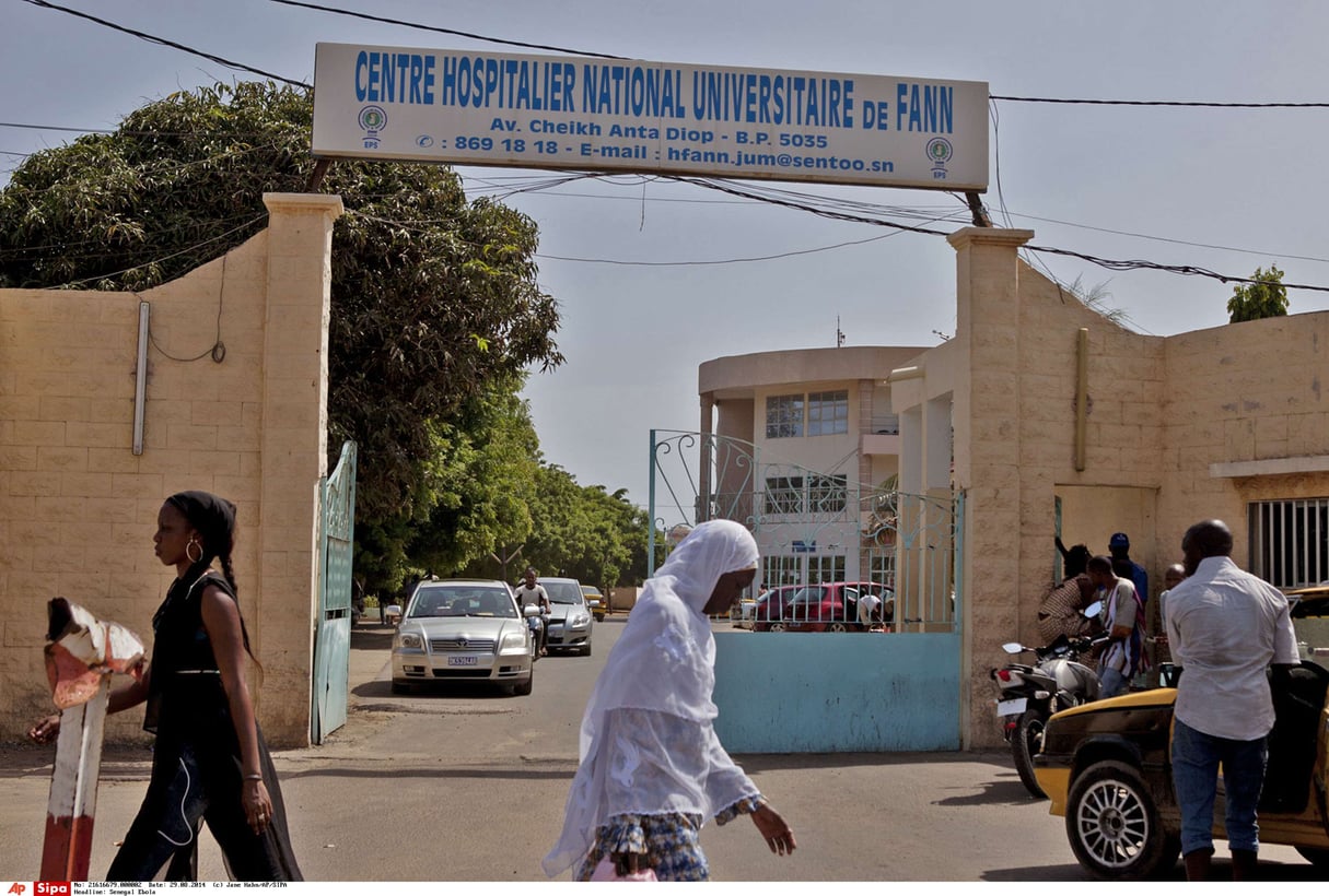 Le centre hospitalier universitaire de Fann, à Dakar, au Sénégal, le 29 août 2014. © AP/SIPA