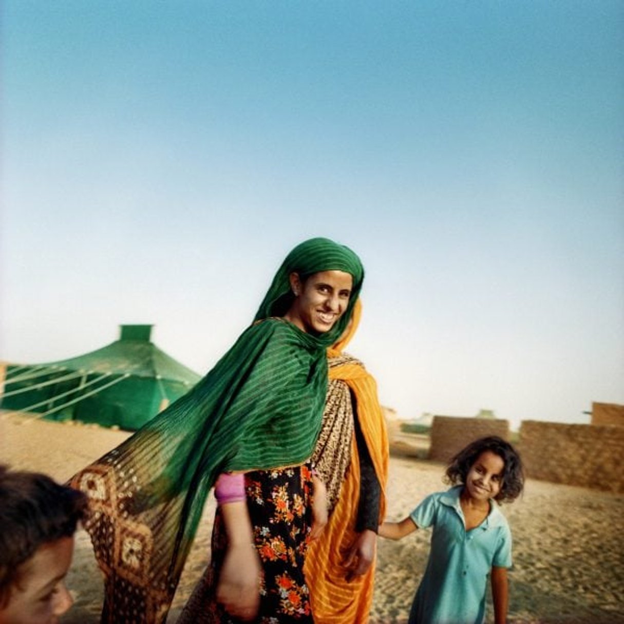 Dans un camp de réfugiés, à Tindouf. © Alfredo CALIZ/PANOS-REA