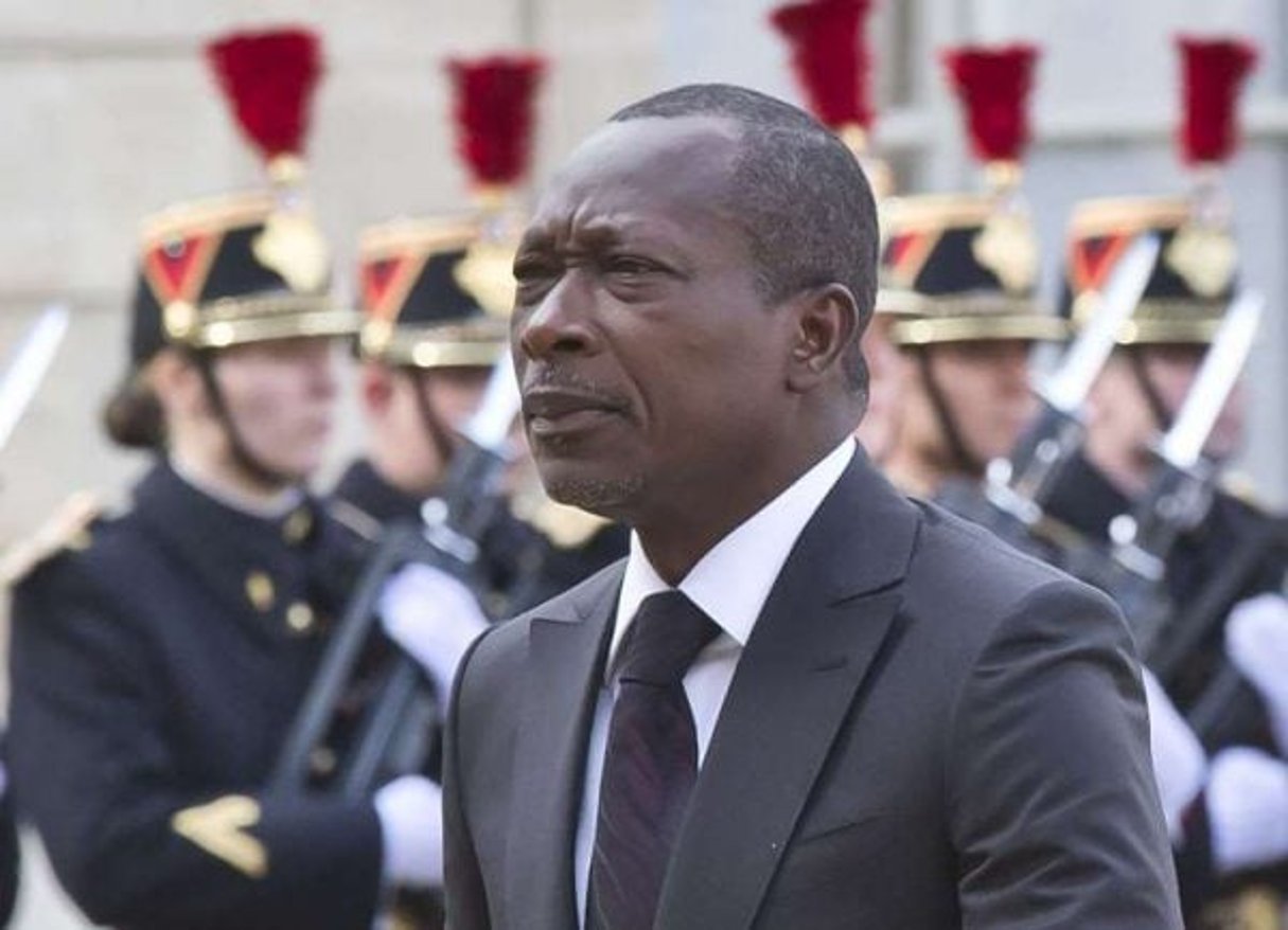 Le président béninois Patrice Talon reçu à l’Elysée le 26 avril 2016. © Michel Euler/AP/SIPA