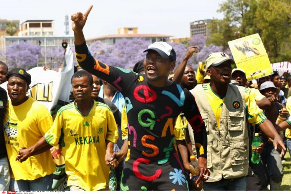 Dans une manifestation en Afrique du Sud. © Jerome Delay/AP/SIPA