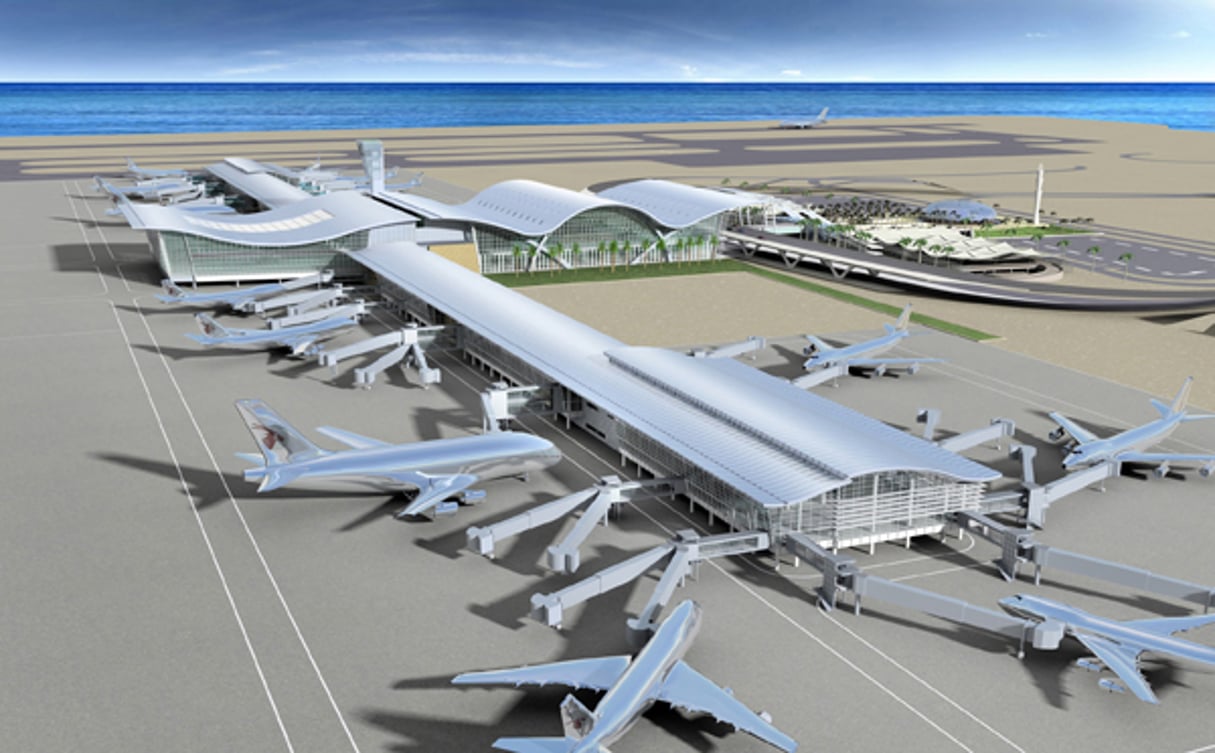 L’aéroport de Glo-Djigbé, au nord de Cotonou, doit être opérationnel avant la fin 2020 © DR