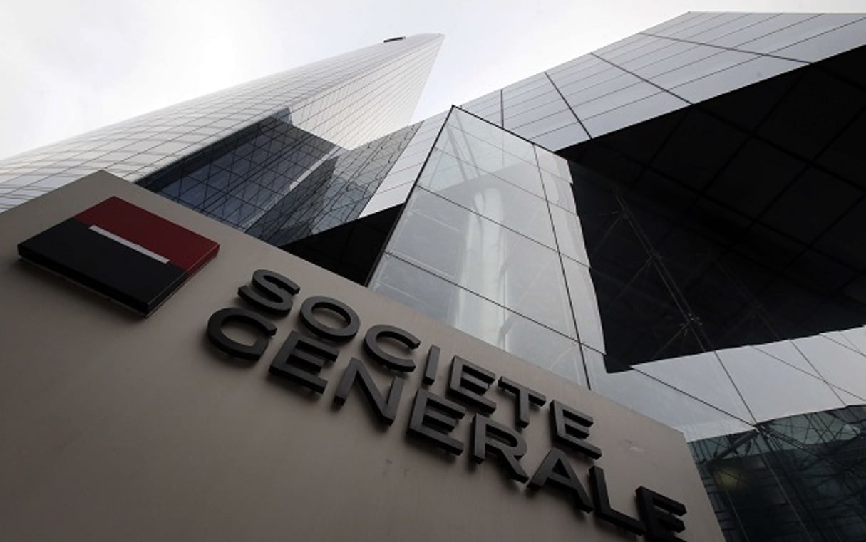 Vue du siège de la Société générale à Paris le 13 février 2013. © Christophe Ena/AP/SIPA