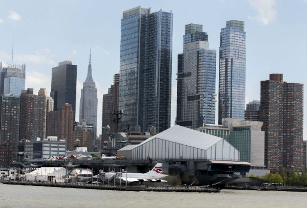 Le quartier de Manhattan, à New York, le 2 mai 2017. © Mary Altaffer/AP/SIPA