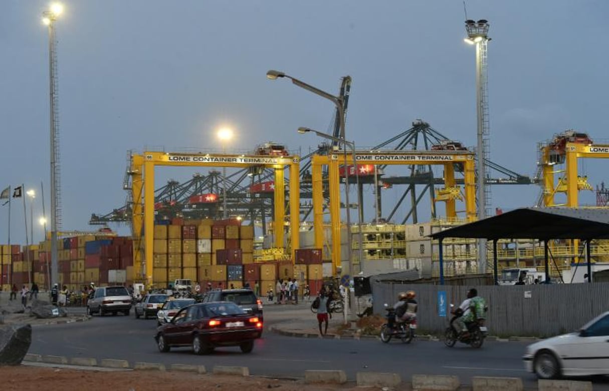 Vue du port de Lomé au Togo, le 21 avril 2015. © AFP/Issouf Sanogo
