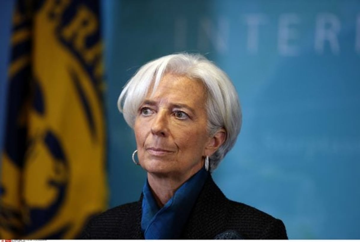 Christine Lagarde, directrice générale du FMI, en janvier 2015. © Alex Brandon/AP/SIPA