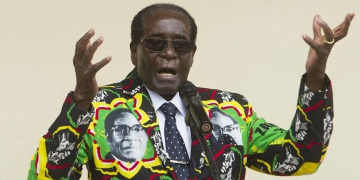 Le président Robert Mugabe lors d’un discours à Masvingo, en décembre 2016. © Tsvangirayi Mukwazhi/AP/SIPA