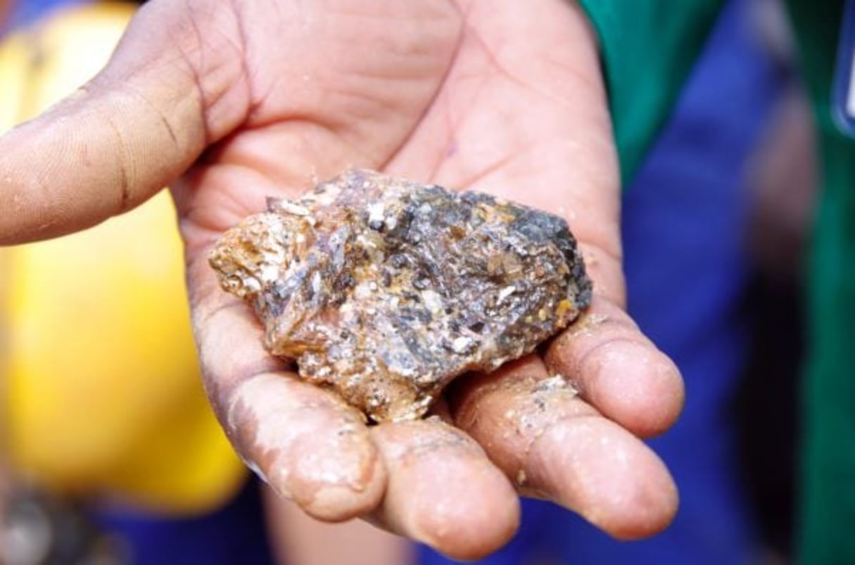 La société Tinco extrait du minerai d’étain sur le site de Rutongo. © Rwanda Government