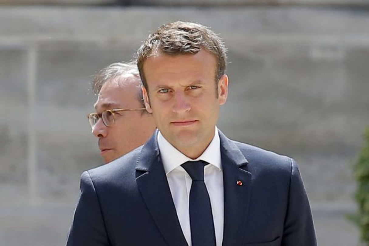 Le président français Emmanuel Macron, à Paris, le 23 mai 2017. © Michel Euler/AP/SIPA