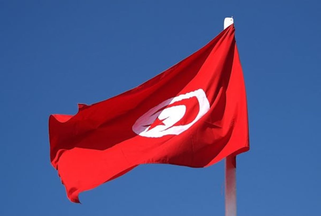 Un drapeau tunisien. © Habib M’henni / CC / Wikimedia commons