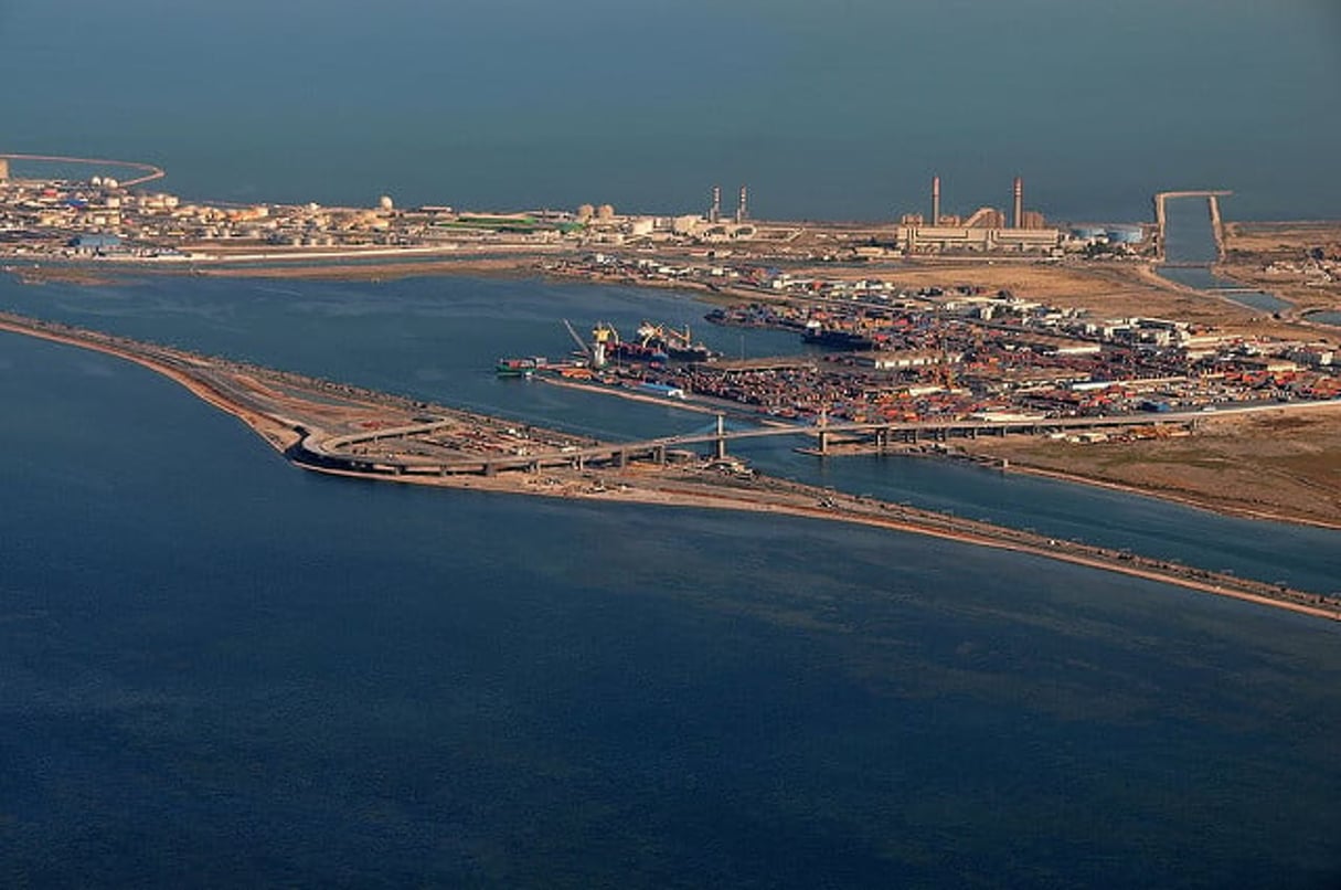 Le port de Radès à Tunis, vu du ciel. © Citizen59/CC/Flickr