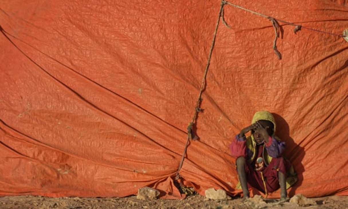 Un enfant à Qardho, en Somalie, en mars 2017. © Ben Curtis/AP/SIPA