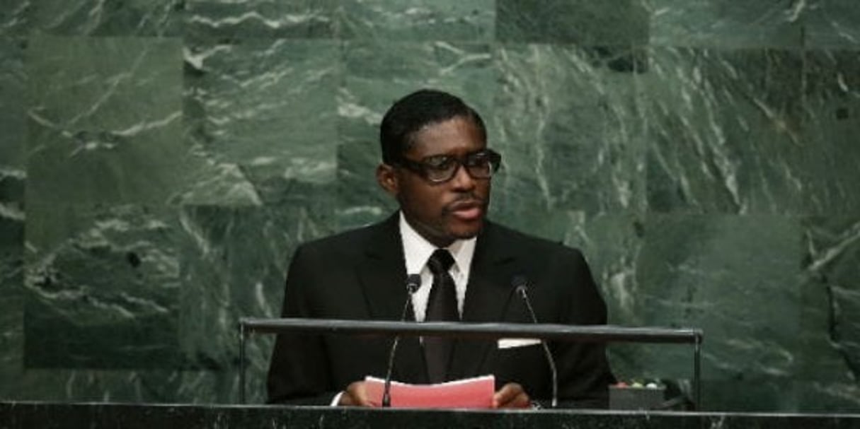 Teodorín Obiang, le 30 septembre 2015 au siège des Nations Unies (image d’illustration). © Frank Franklin II/AP/SIPA