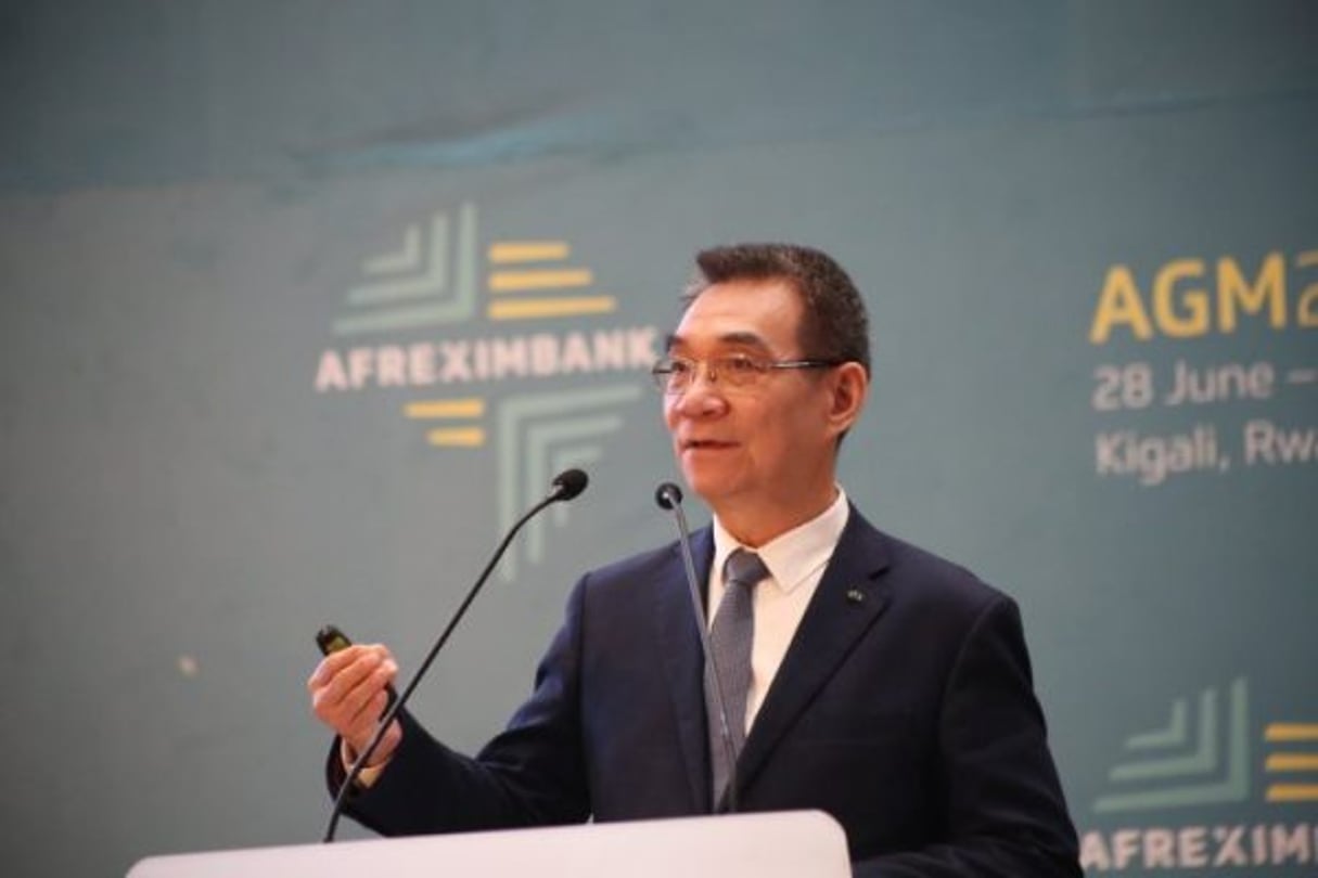 Justin Lin, lors de l’Assemblée générale d’Afreximbank, à Kigali, le 28 juin 2017 © Afreximbank