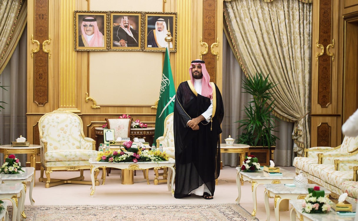 Mohamed Ibn Salman au palais royal de Riyad,le 19 octobre 2015. © dpa Picture-Alliance/AFP