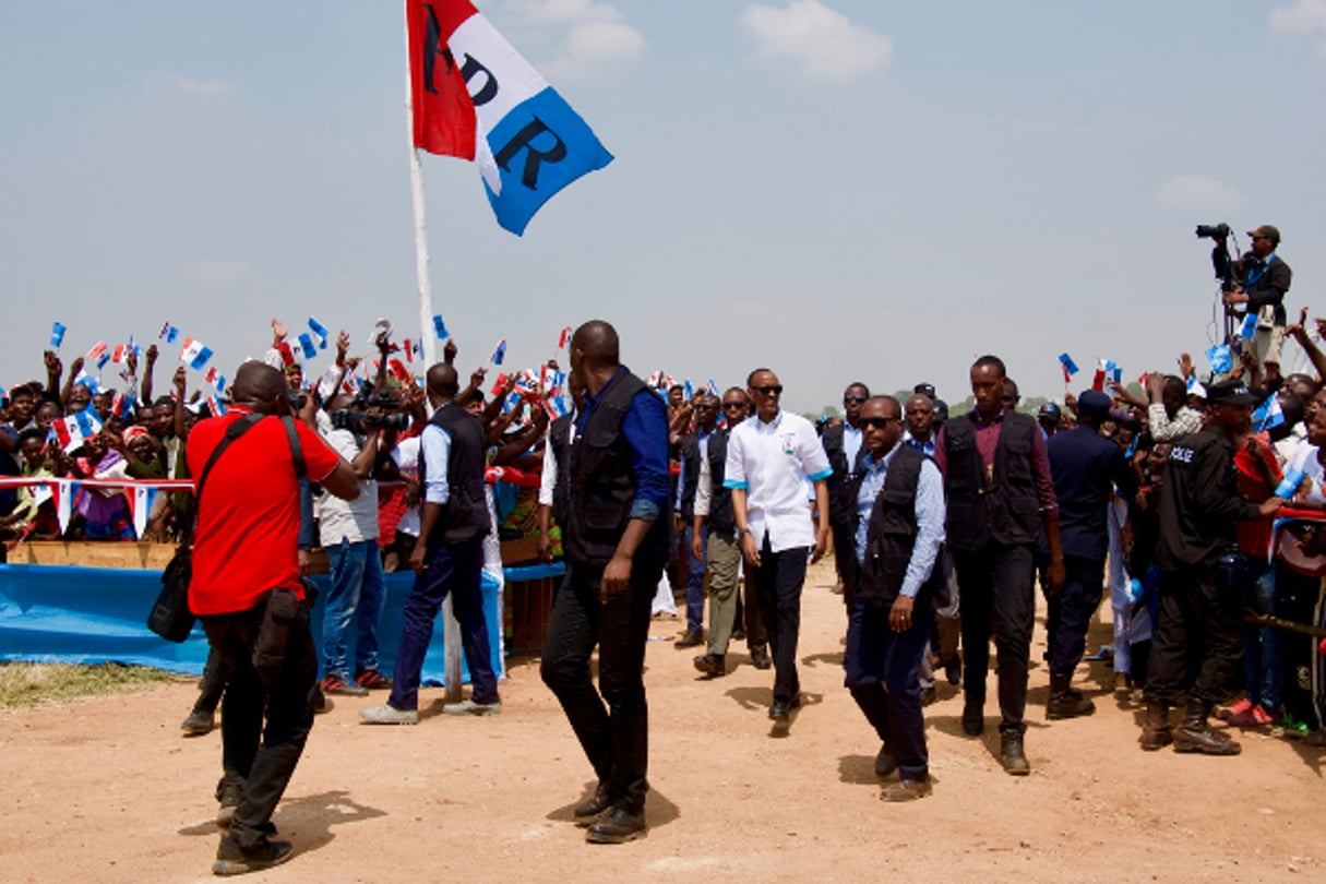 Paul Kagame, le 14 juillet 2017. © Olivier Caslin pour JA