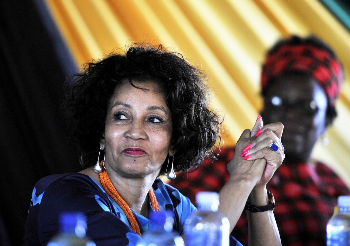Lindiwe Sisulu, la ministre du Logement, est en lice pour prendre les rênes de l’ANC. &copy; Tebogo Letsie/Foto24/Gallo Images/Getty