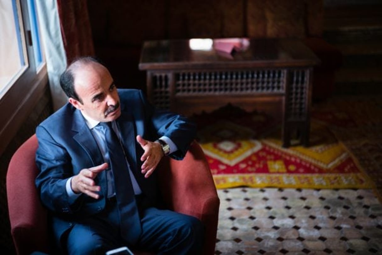 Ilyas El Omari, ancien secrétaire général du Parti authenticité et modernité (PAM). © Alexandre DUPEYRON / JA