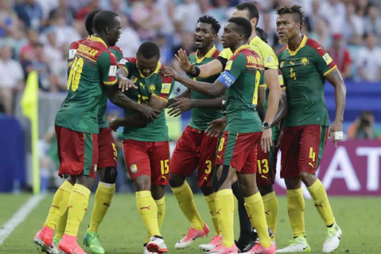 Pour la troisième journée de qualification pour la Coupe du Monde 2018, le Cameroun affronte le Nigeria à Uyo le 1er septembre. © Thanassis Stavrakis/AP/SIPA