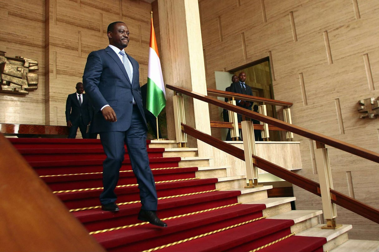 Guillaume Soro, en mars 2012. © Emanuel Ekra/AP/SIPA