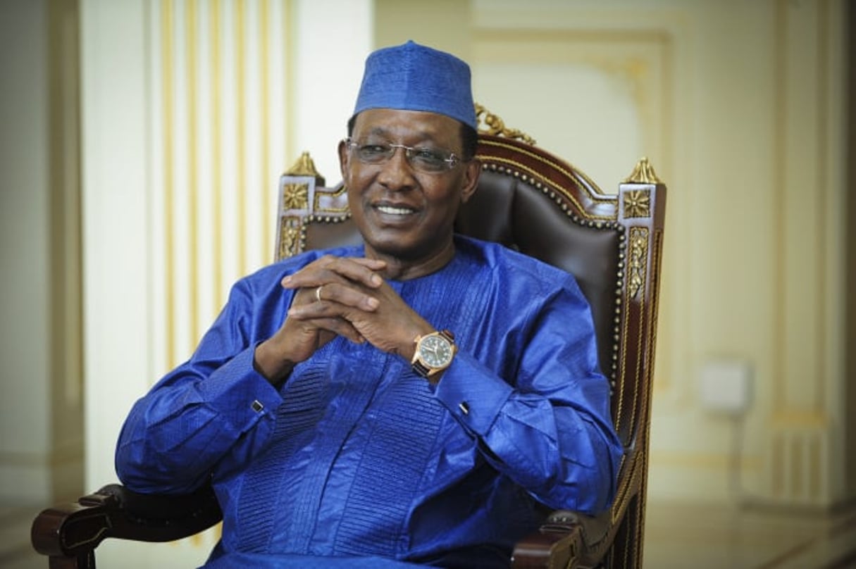 Idriss Déby Itno Idriss Déby Itno (Tchad), président de la République, lors d’une interview avec François Soudan (Jeune Afrique) le 18.01.2017 au palais présidentiel. Â© Vincent Fournier/JA