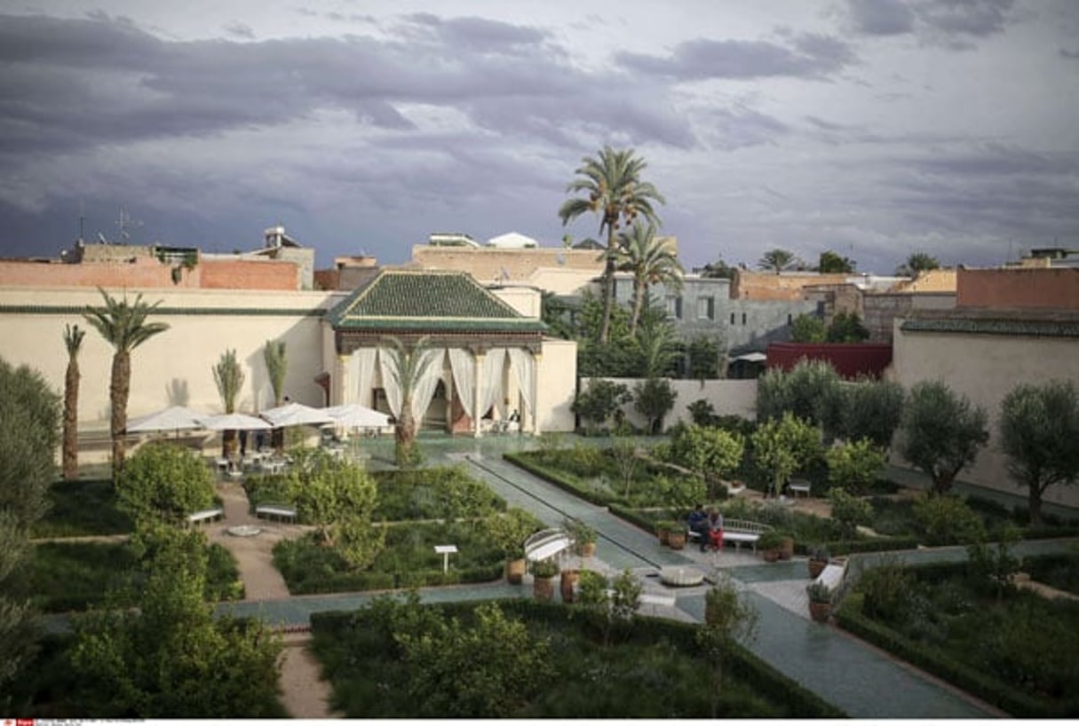 Le Jardin Secret de Marrakech, un des lieux touristiques de la ville, le 6 novembre 2016. © Mosa’ab Elshamy/AP/SIPA