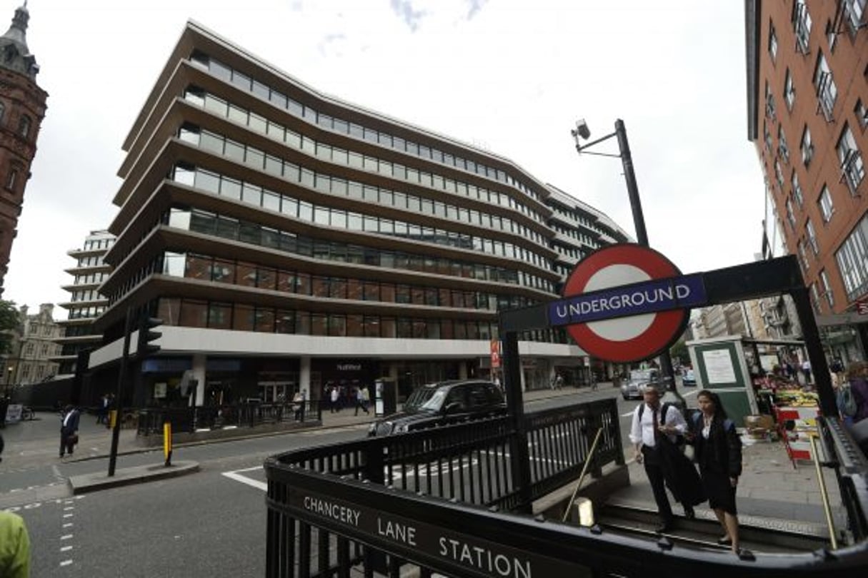 Immeuble abritant le siège de Bell Pottinger, à Londres, le 5 septembre 2017 © Matt Dunham/AP/SIPA