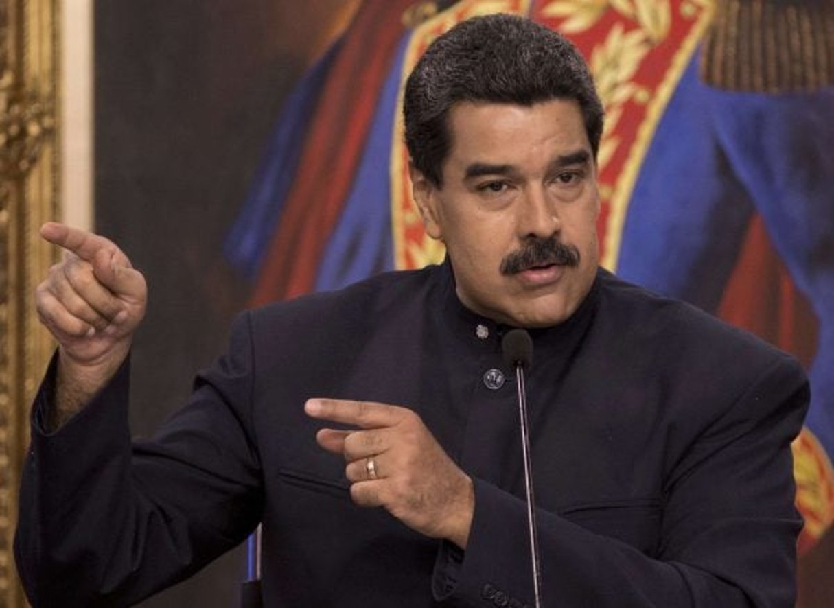 Nicolas Maduro, le président vénézuélien, le 22 août 2017 © Ariana Cubillos/AP/SIPA