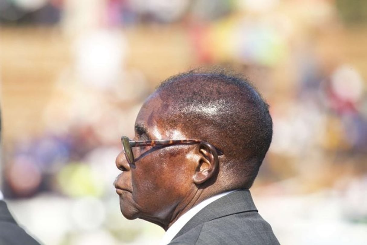 Le président Robert Mugabe à Harare, en août 2017. © Tsvangirayi Mukwazhi/AP/SIPA