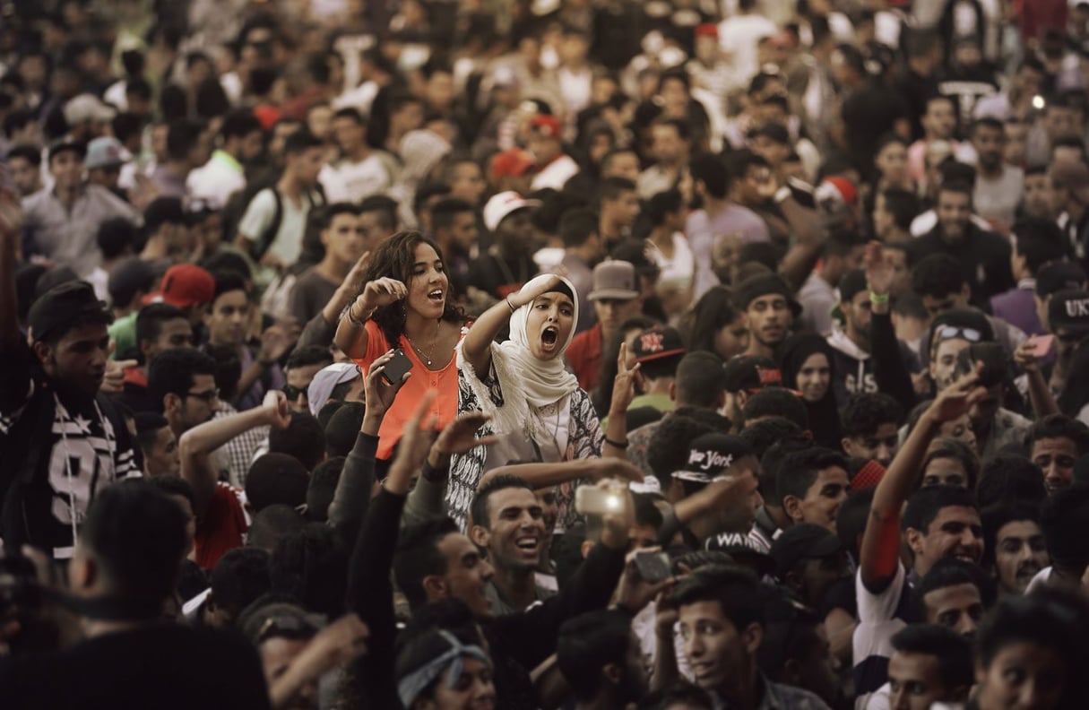 Ambiance dans une des précédentes éditions du festival L’Boulevard à Casablanca. © Chadi Ilias