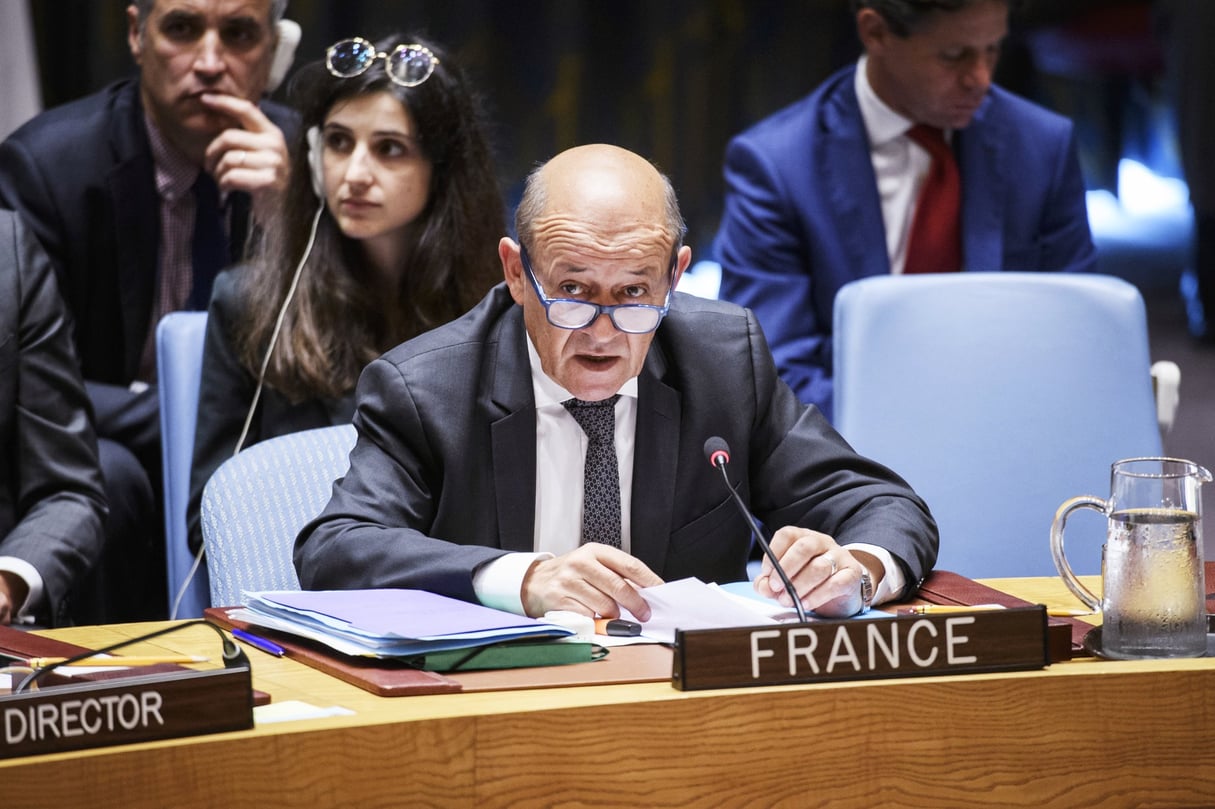 Devant le Conseil de sécurité de l’ONU, le 20 septembre, à New York. © UN Photo/Manuel Elias