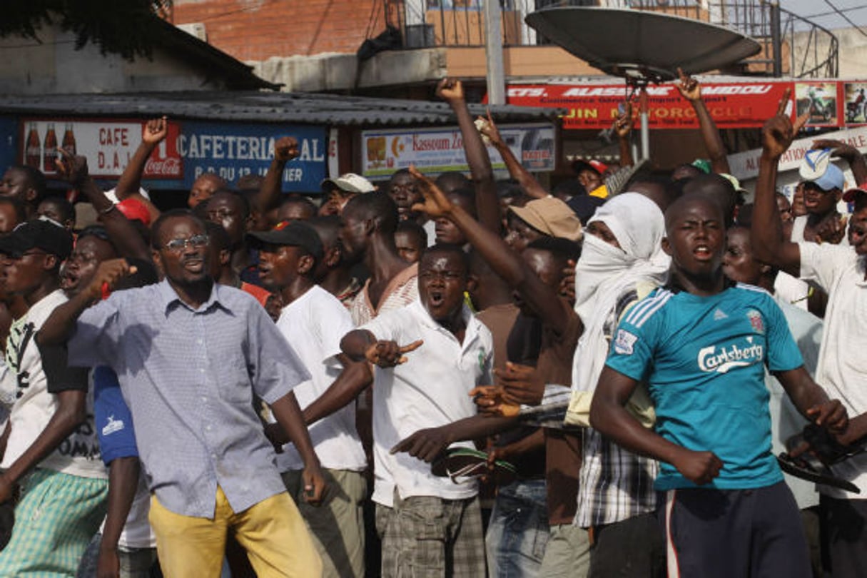 Manifestation de l’opposition à Lomé, au Togo, le 7 mars 2010 (archives). © SUNDAY ALAMBA/AP/SIPA