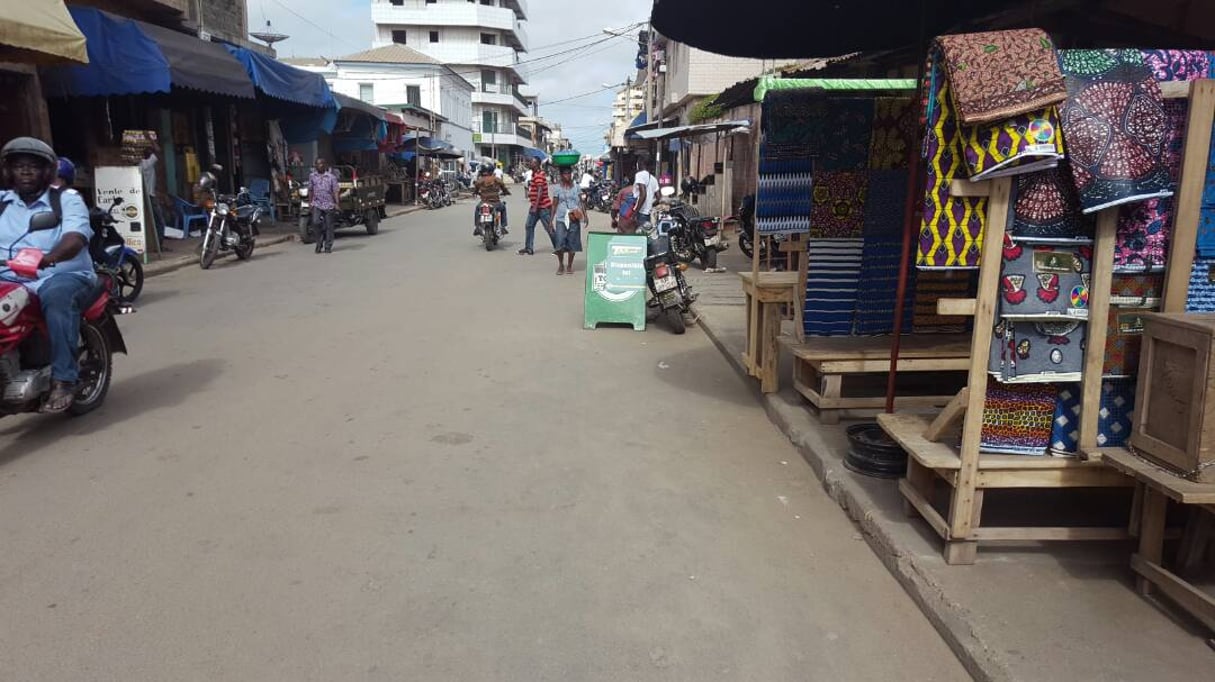 Une rue de Lomé lors de la journée « Togo mort » décrétée par l’opposition le vendredi 29 septembre, © Edmond d’Almeida DR