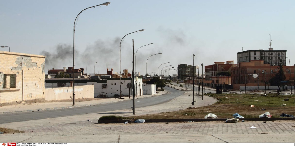 Bani Walid en Libye, en 2012. © Gaia Anderson/AP/SIPA