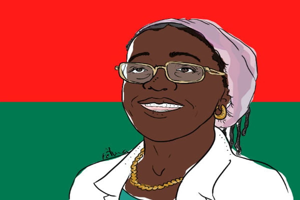 Blandine Thieba, gynécologue-obstétricien au Burkina Faso © Fatma Ben Hamad / JA
