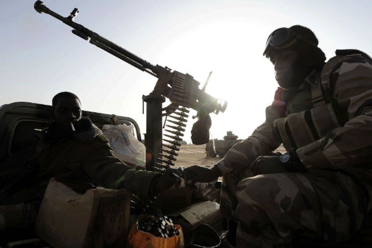 Des soldats maliens dans le nord du pays, en  février 2017 (archives / Illustration). © Pascal Guyot/AP/SIPA