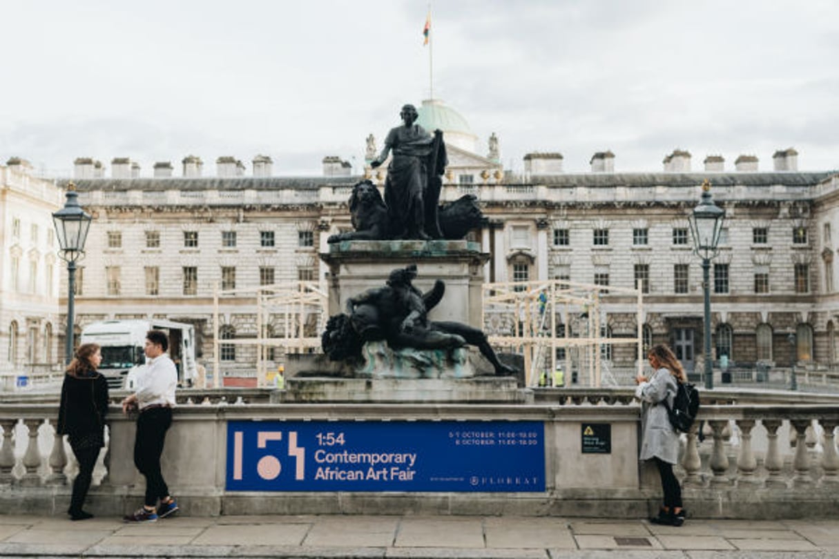 La cinquième édition de l’African Art Fair 2017 se tient à nouveau à la Somerset House. © Katrina Sorrentino