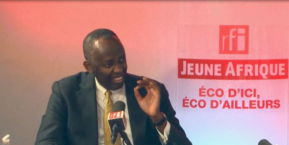 Capture d’écran, Grand invité de l’économie © RFI/Jeune Afrique