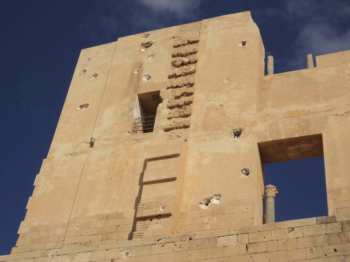 Les ruines romaines de Sabratha, en Libye. © AP/Sipa