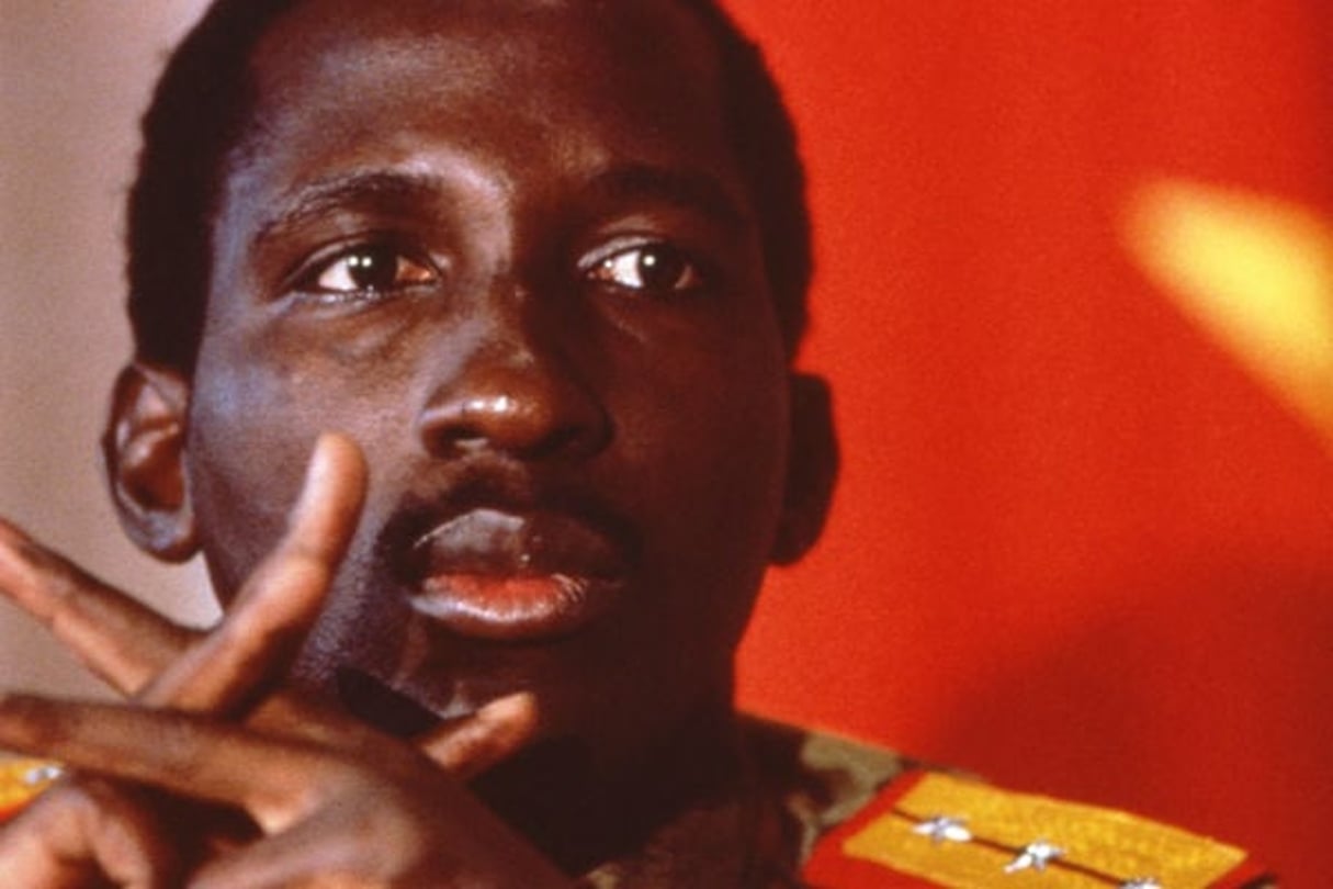 Thomas Sankara, président du Faso. © Witt/SIPA-PRESS / Archives Jeune Afrique