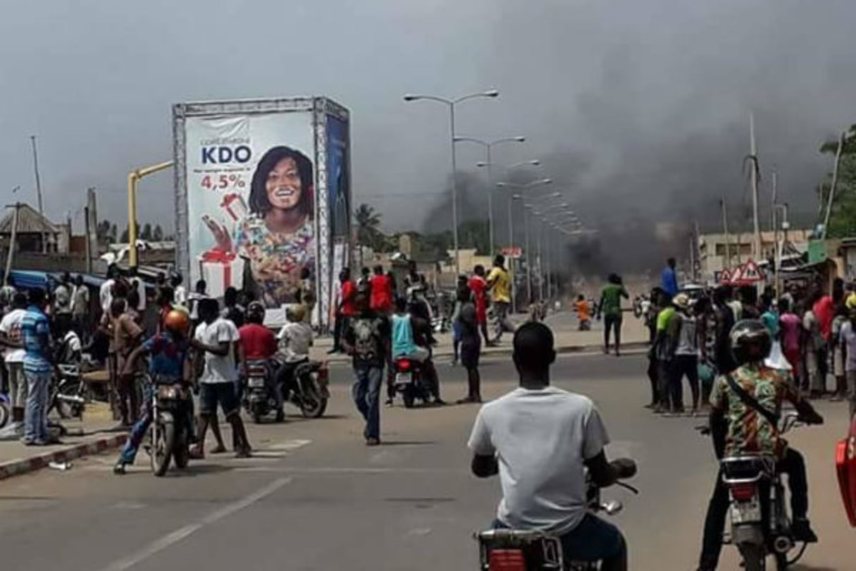 Manifestation de l’opposition à Lomé, le mercredi 18 octobre 2017. © DR