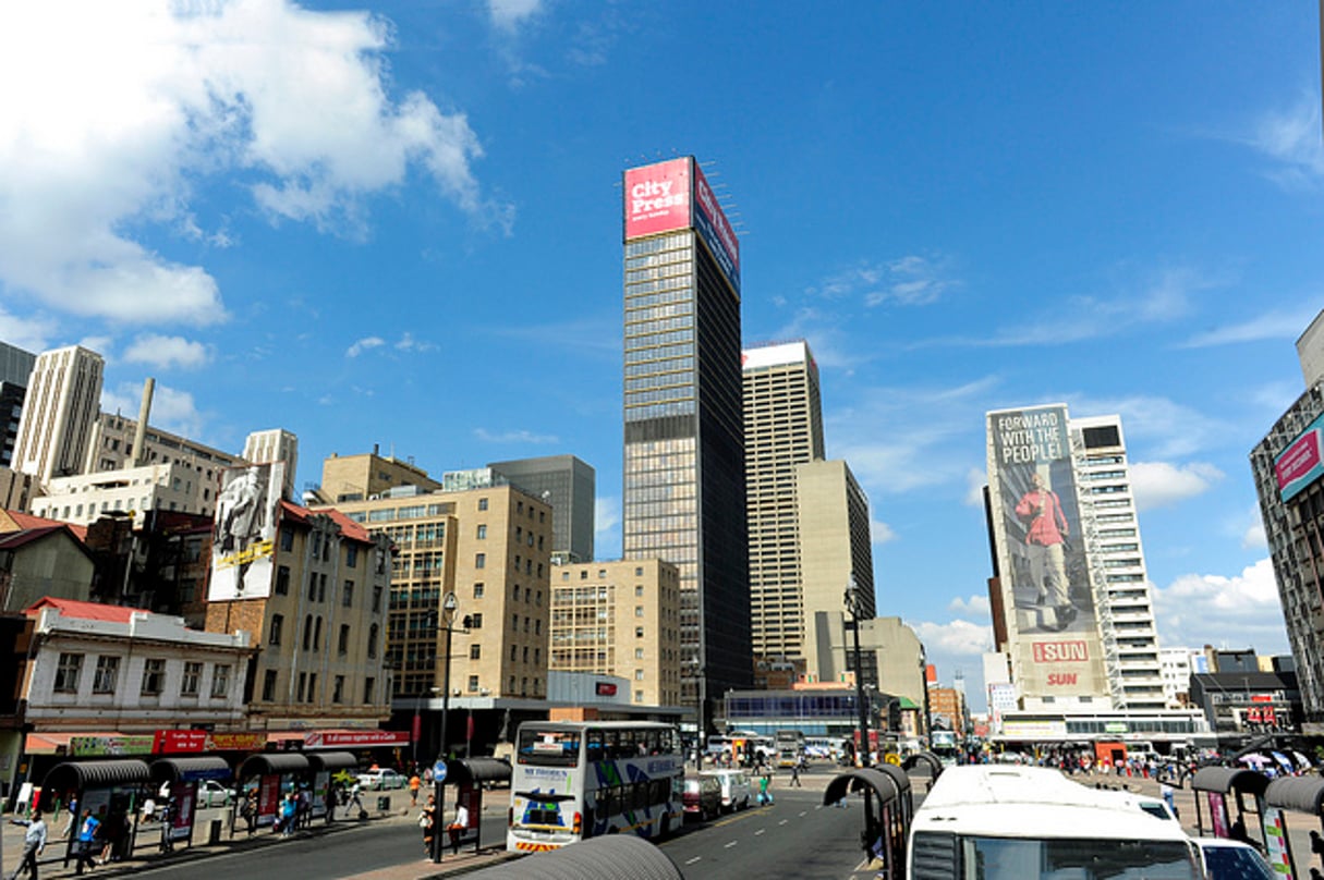 Vue du centre-ville de Johannesburg © South African Tourism via Visual hunt /  CC BY