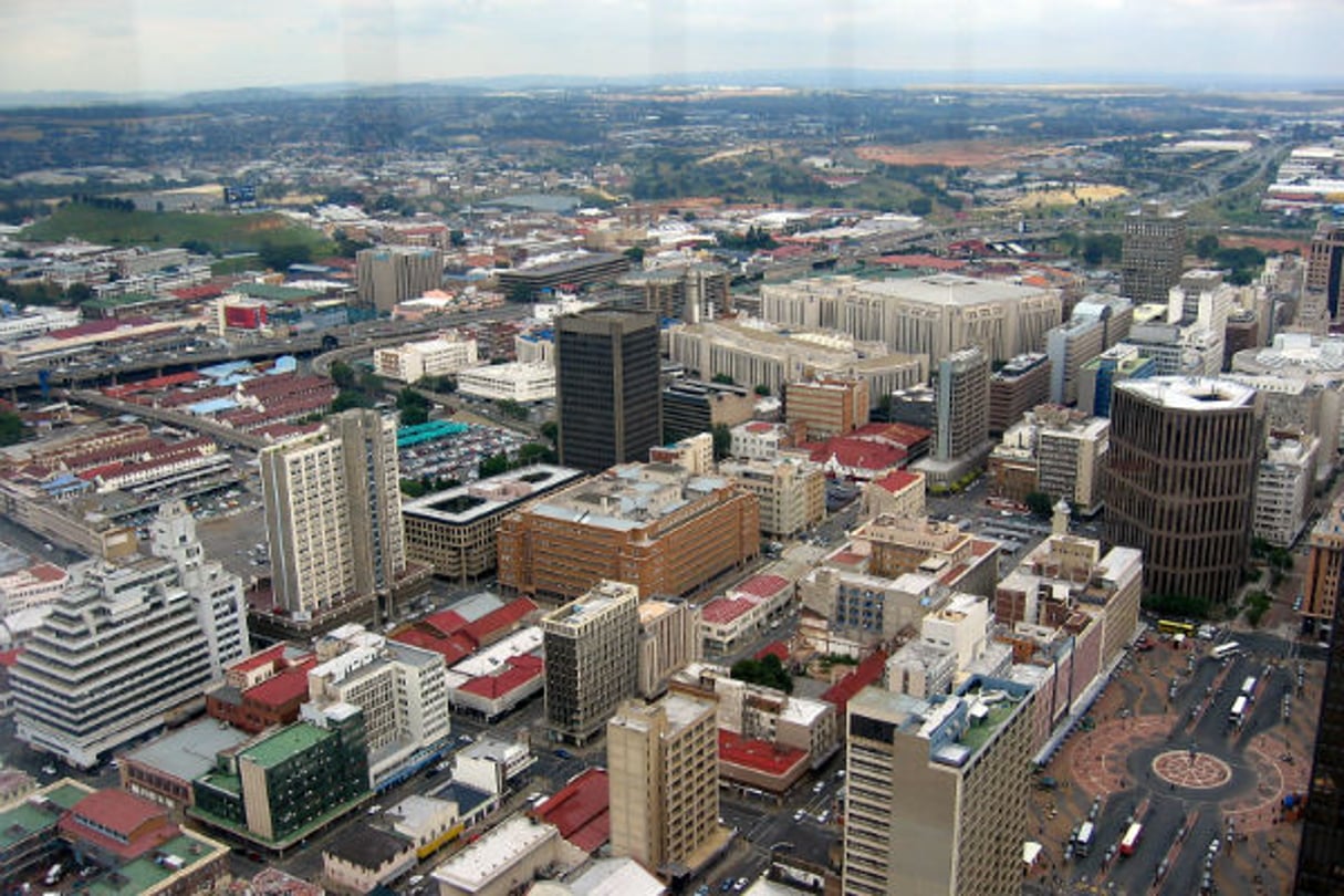 Vue du Central Business District, à Johannesburg, en 2005. © Wikimedia Commons