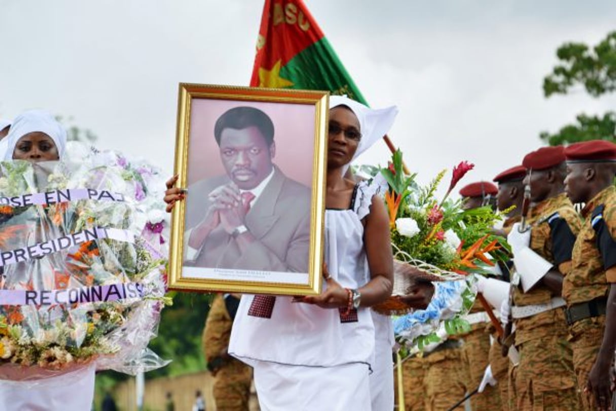 Hommage national au président de l’Assemblée nationale, à Ouagadougou, le 24 août. © Ahmed OUOBA/AFP