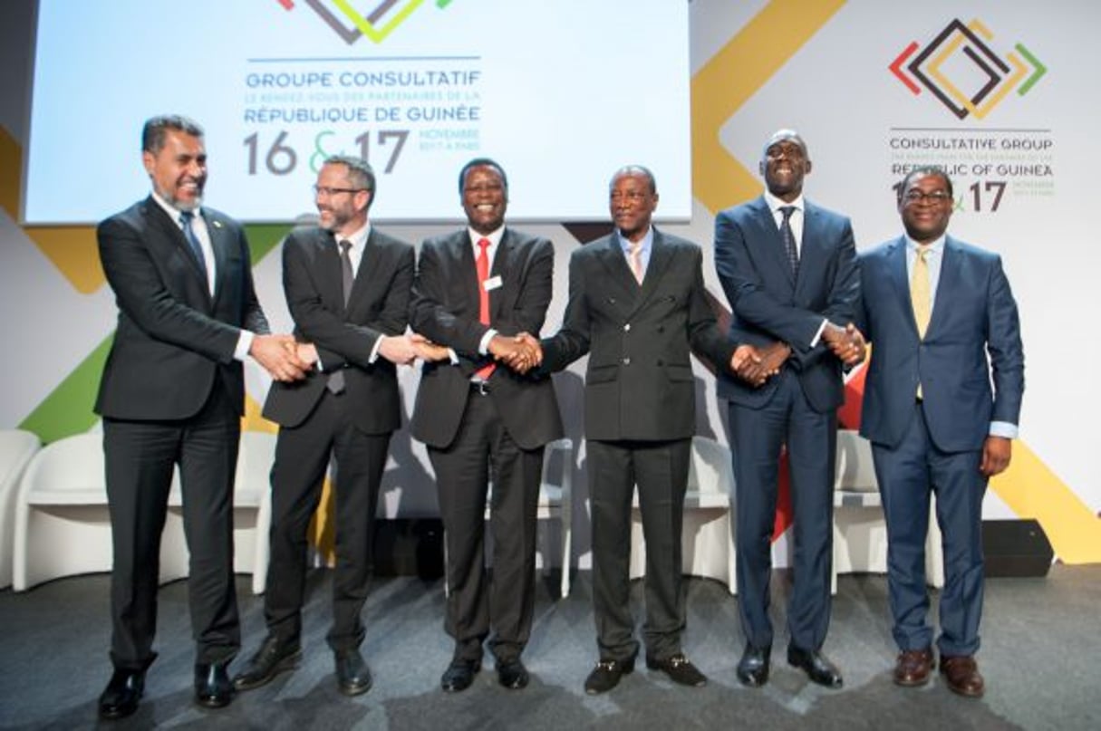 Réunion du groupe consultatif  des partenaires de la République de Guinée. © Photo officielle