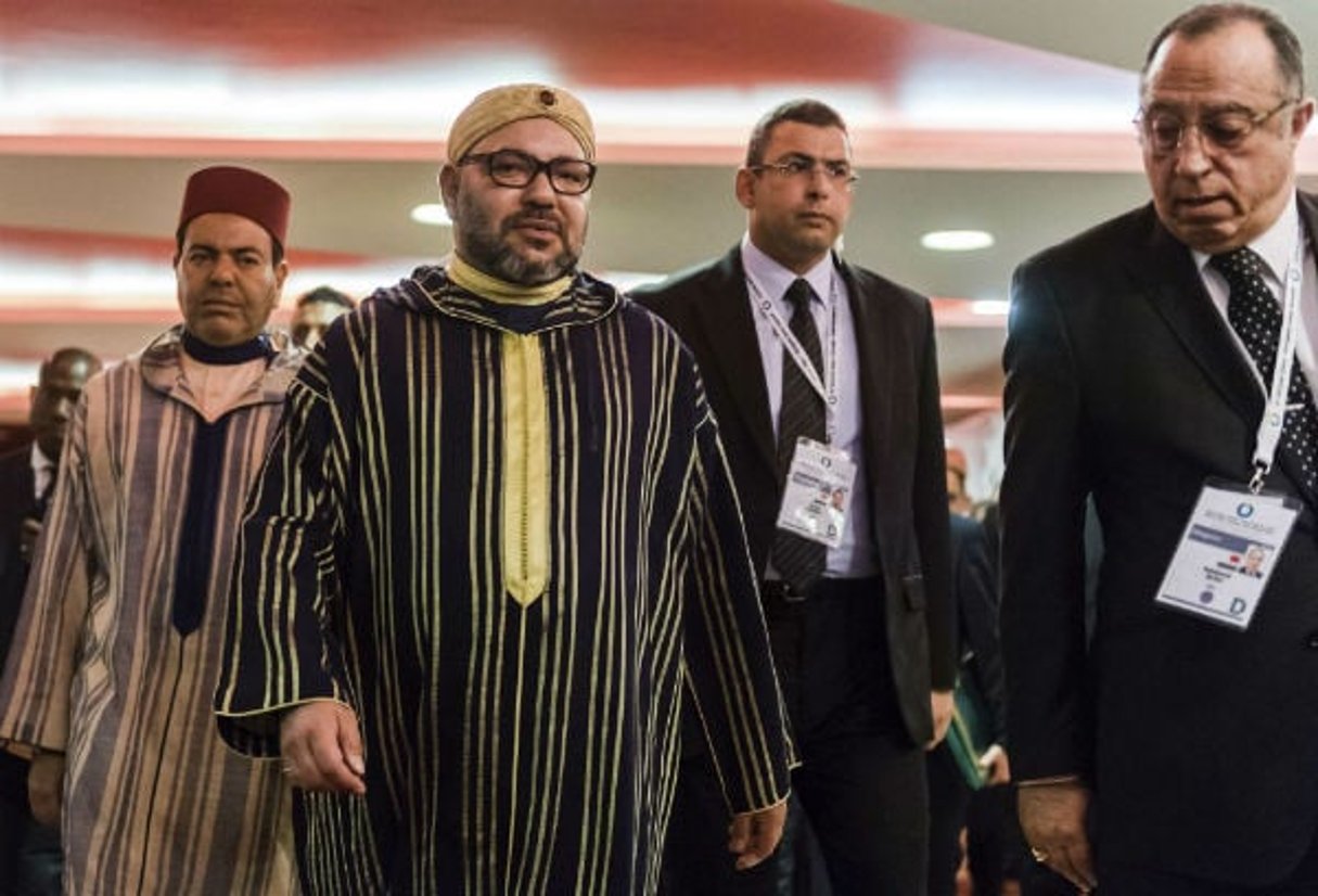 Le roi du Maroc, Mohammed VI, le 29 novembre à Abidjan (image d’illustration). © Geert Vanden Wijngaert/AP/SIPA