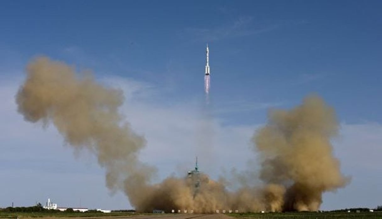 Un lancement de satellite en Chine, en juin 2013. © Andy Wong/AP/SIPA