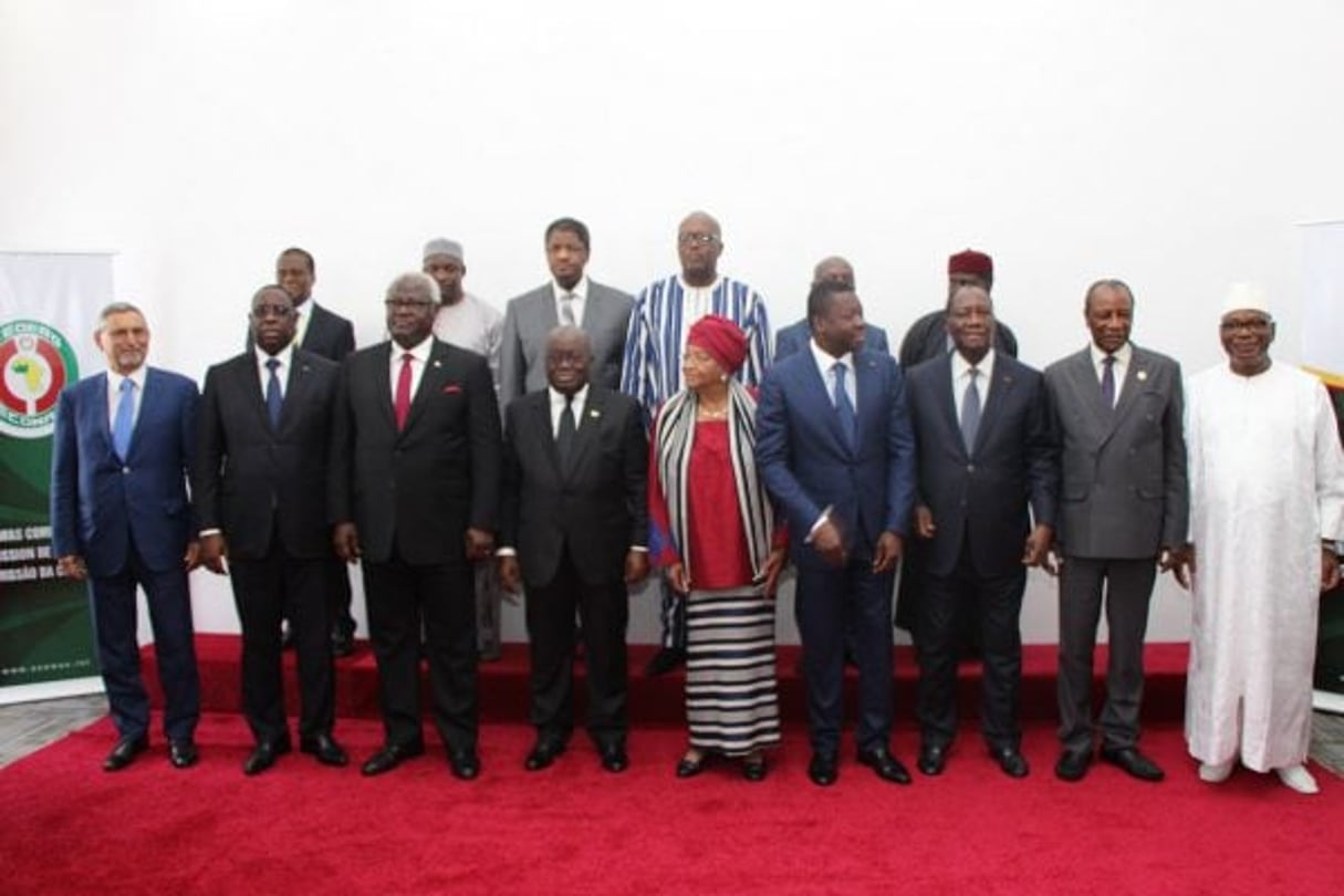 Les chefs de gouvernements de la Cedeao réuni à Abuja pour le sommet de l’organisation à Abuja le 16 décembre 2017. © DR / Cedeao